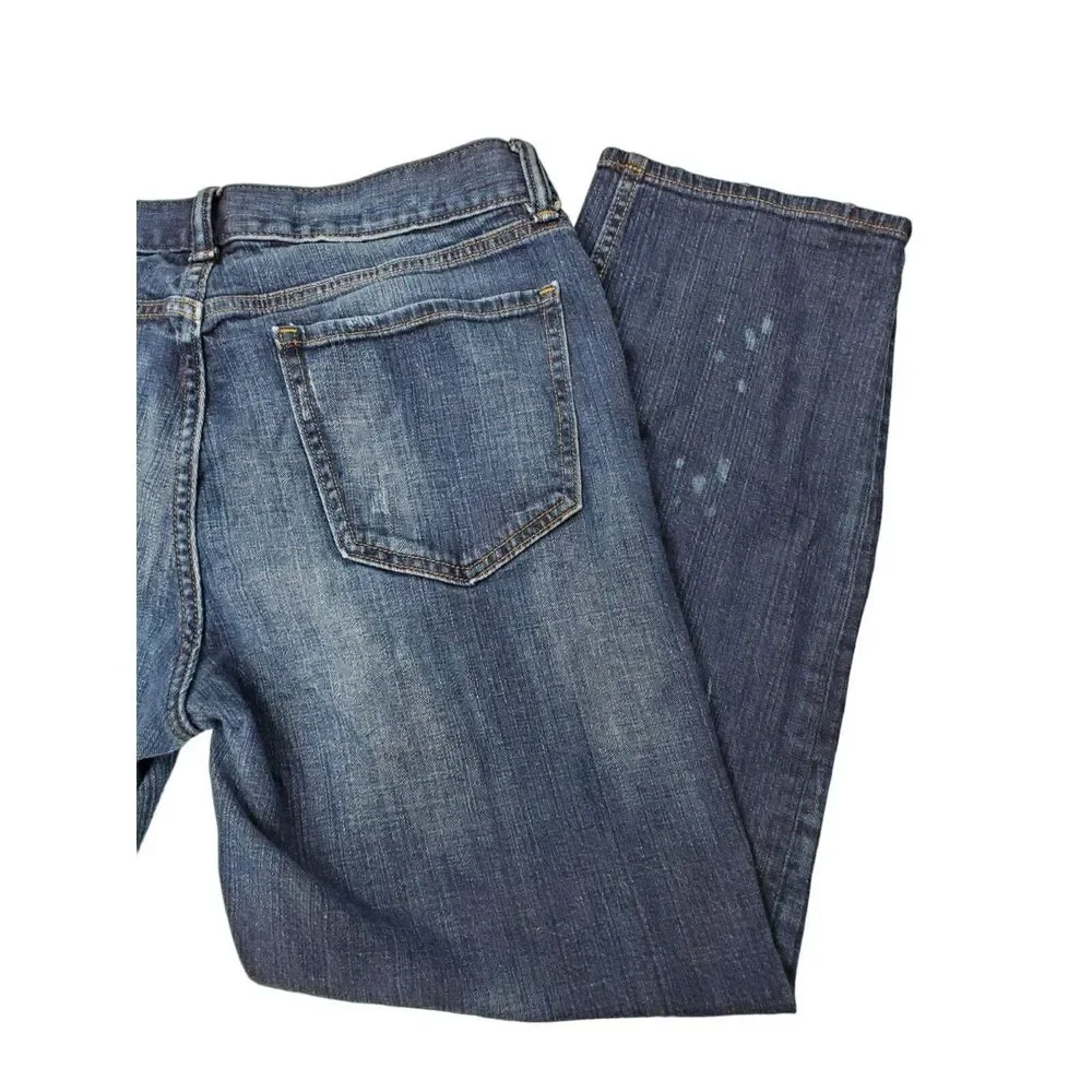 Banana Republic Womens 30 Boyfriend‎ Distressed Blue Jeans